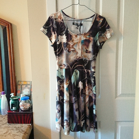 NWT Donatella Skater Dress - Picture 5 of 8